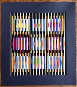 Yaakov Agam (Israeli, b. 1928) Composition Serigraph Hand Signed