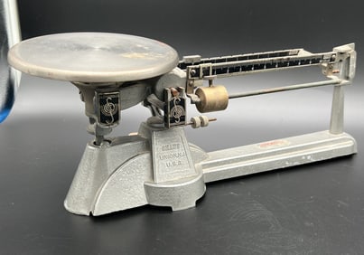 Vintage Ohaus Union NJ Triple Balance Scale