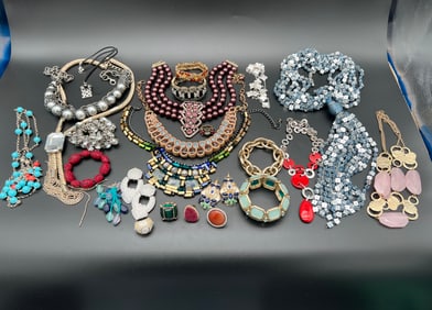 Lot of High Quality Chunky Costume Jewelry