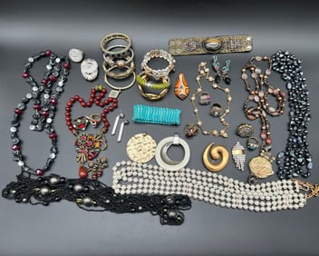 Huge Lot of High Quality Chunky Costume Jewelry