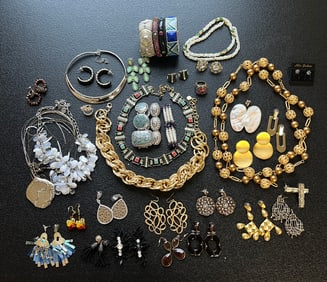 Huge Lot of High Quality Chunky Costume Jewelry