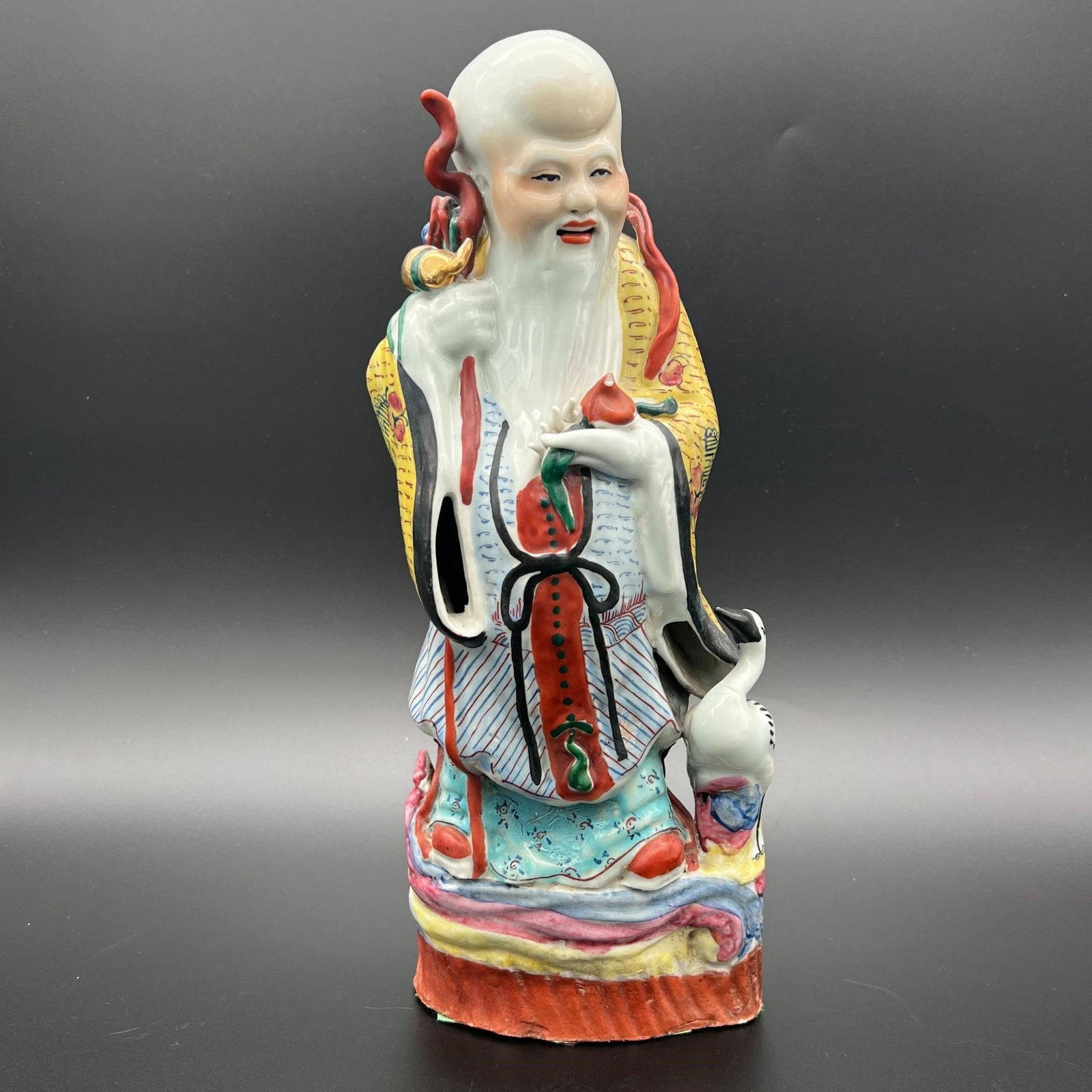 Chinese Porcelain Figure Shou King Lao (1 of 9)