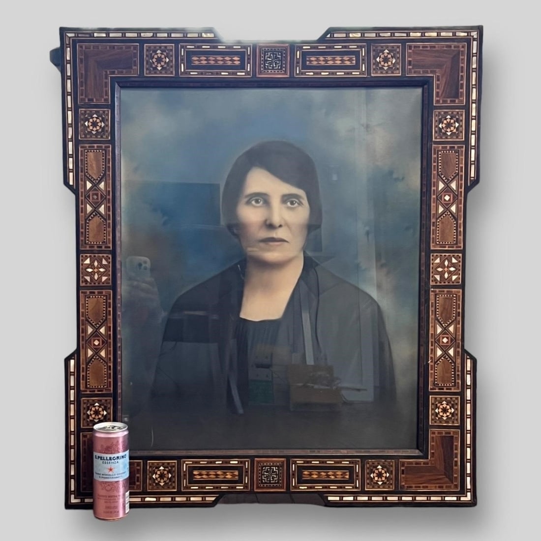 Antique Inlaid Mosaic Syrian Frame (1 of 4)