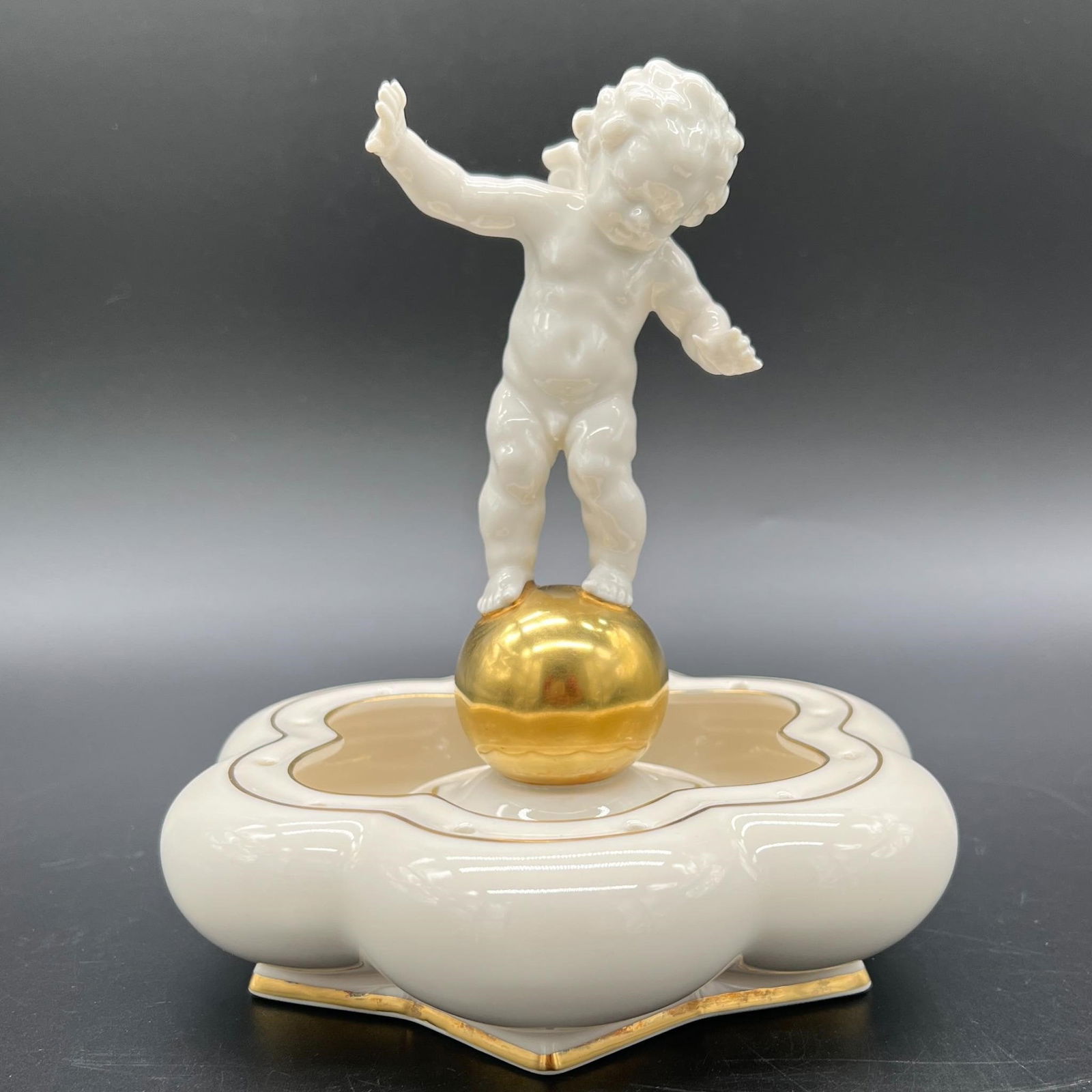 Hutschenreuther Cherub Porcelain Flower Vase (1 of 9)