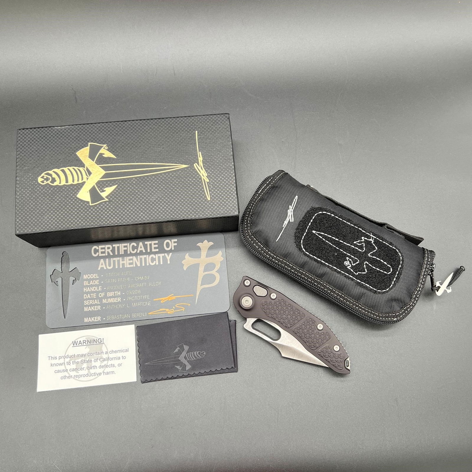 Microtech Marfione Berenji Prototype Knife (1 of 15)