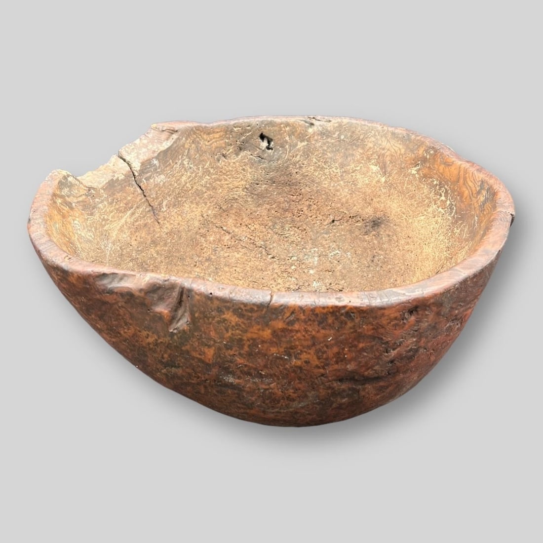 Antique American Primitive Burwood Bowl (1 of 11)