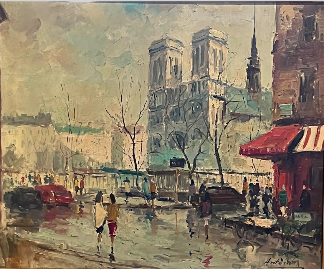 Antoine Blanchard (French, 1910 - 1988) Painting (1 of 5)