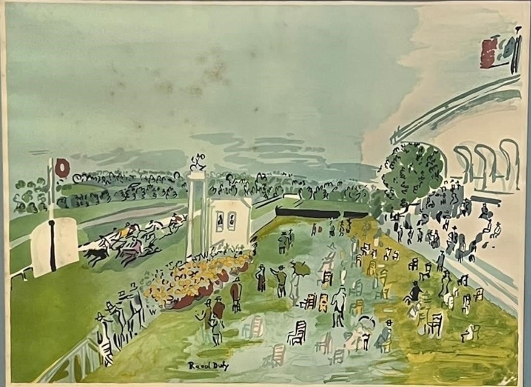 Raoul Dufy (French, 1877 - 1953) Race Silkscreen (1 of 5)