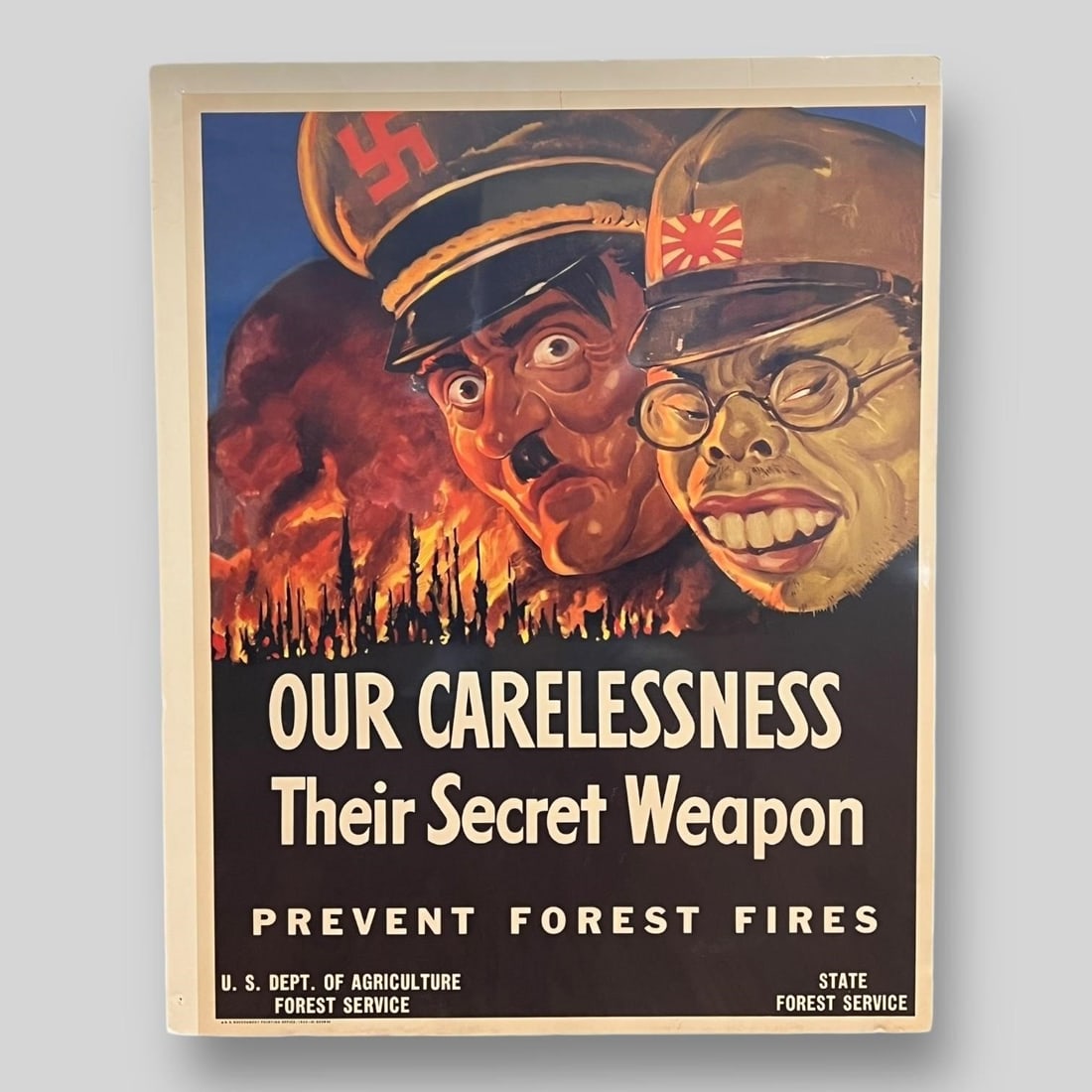 Vintage 1943 World War II Propaganda Poster (1 of 4)