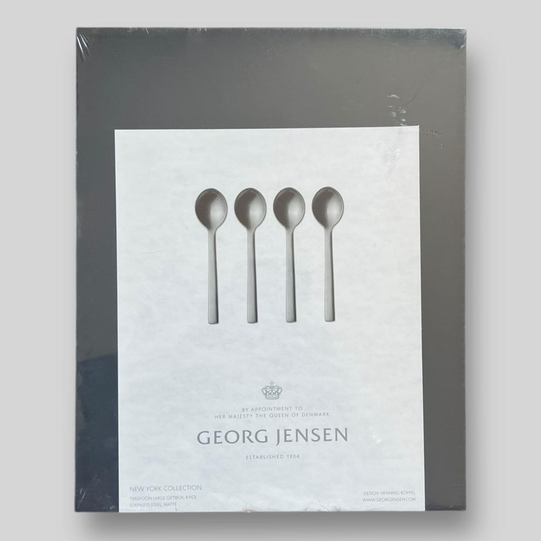 Georg Jensen 'New York Collection' 4 Teaspoons (1 of 9)
