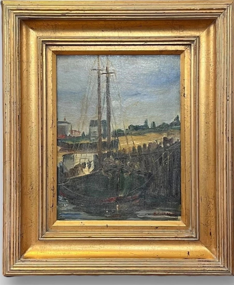 E. Cianfrone (American, 20th c.) Seascape Painting (1 of 4)