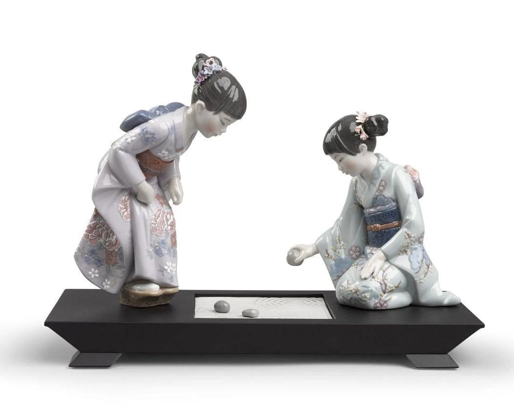 Lladro Porcelain Figurine 8640 Japanese Garden (1 of 6)