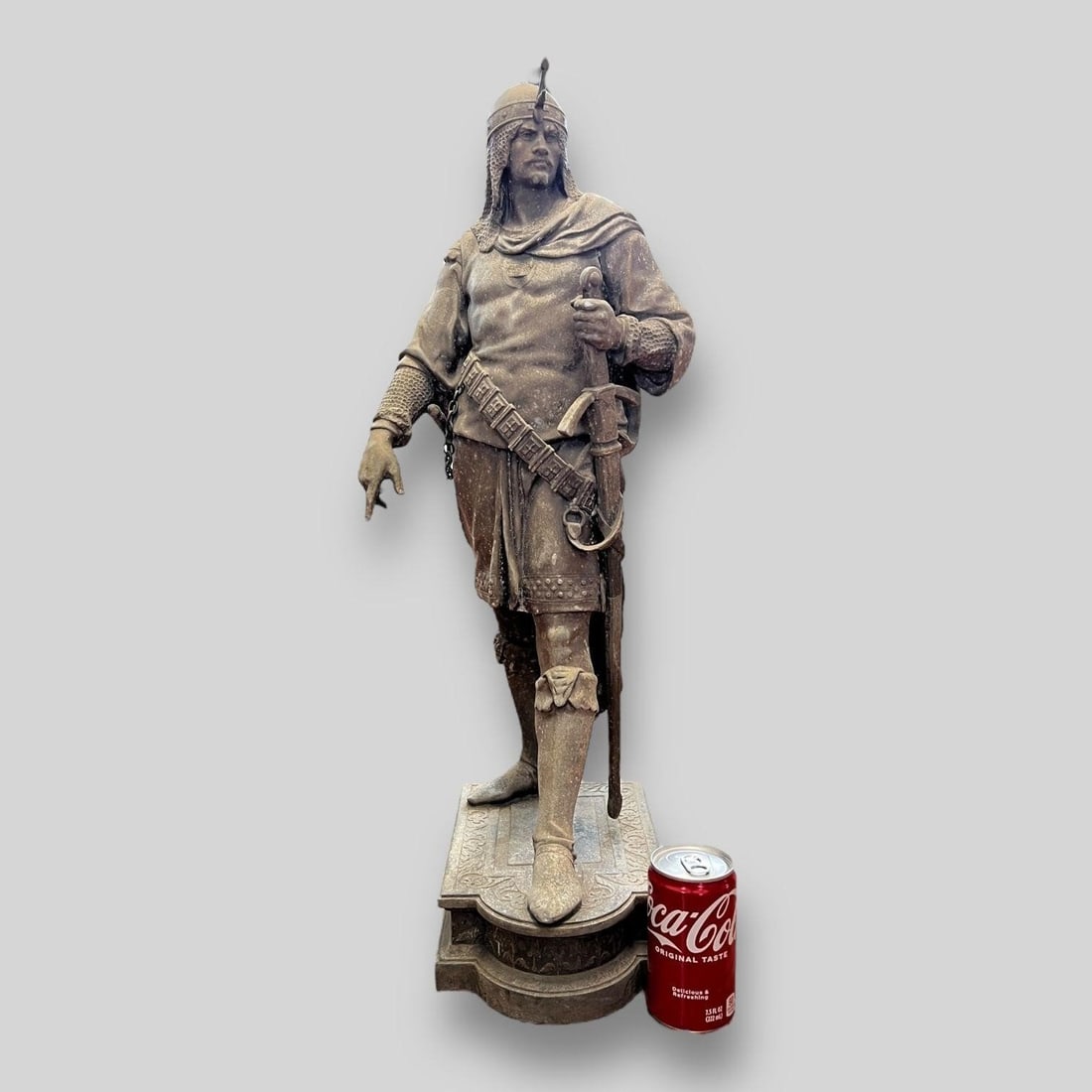 European Crusader Warrior Knight Bronze Statue (1 of 7)