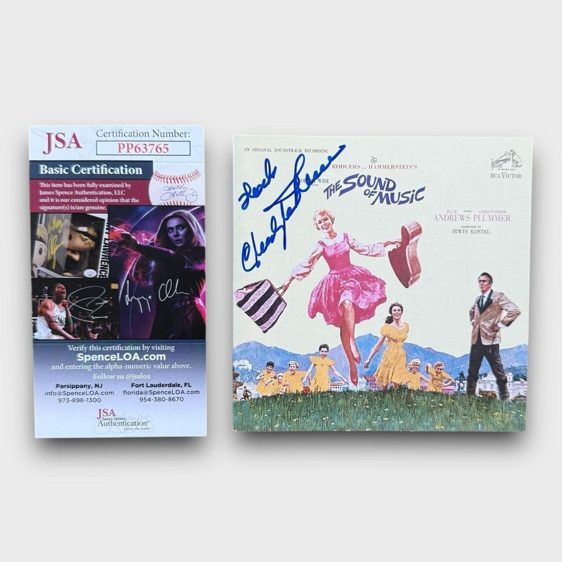 Christopher Plummer Signed The Sound of Music JSA (1 of 5)