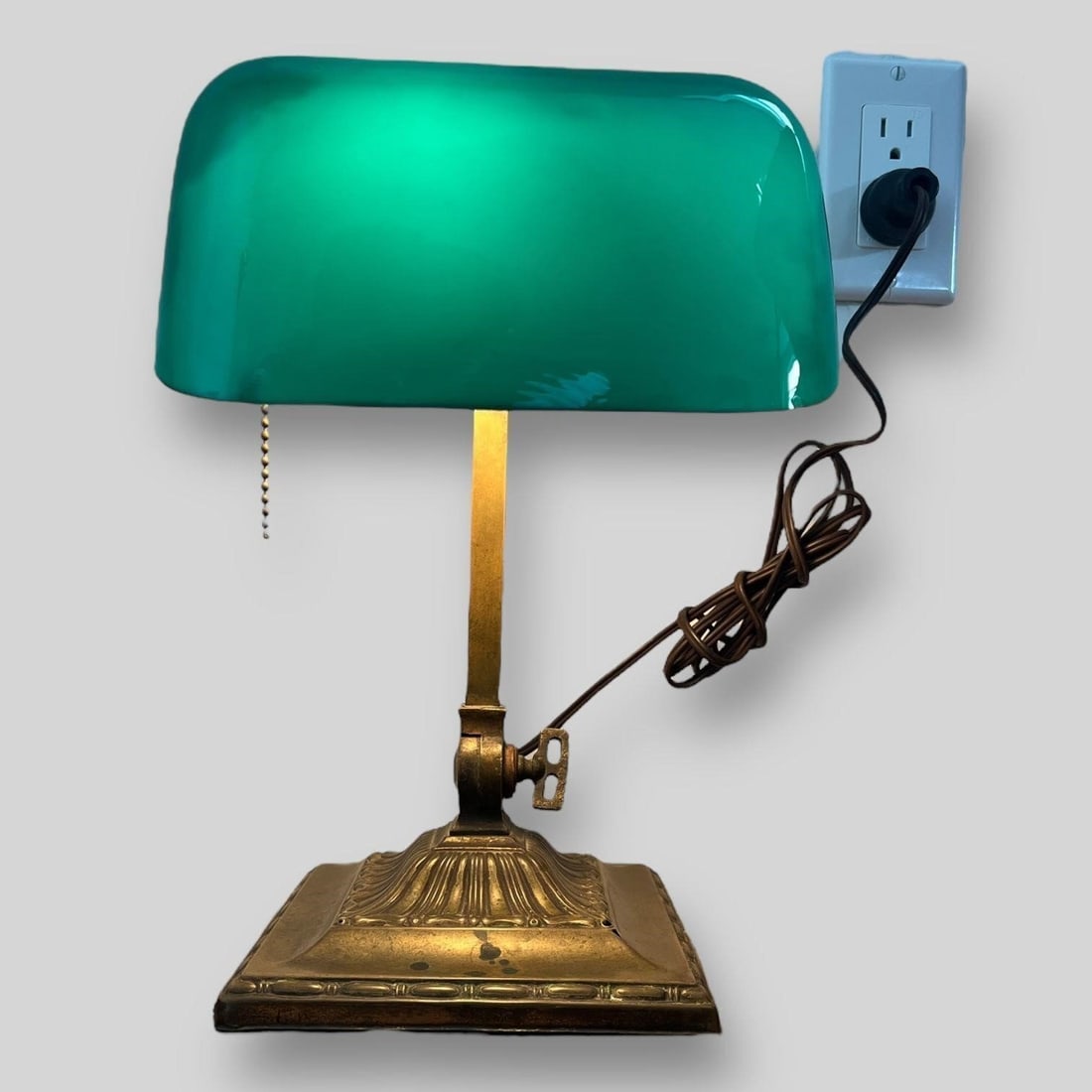 Emeralite Banker's Student Desk Lamp (1 of 8)