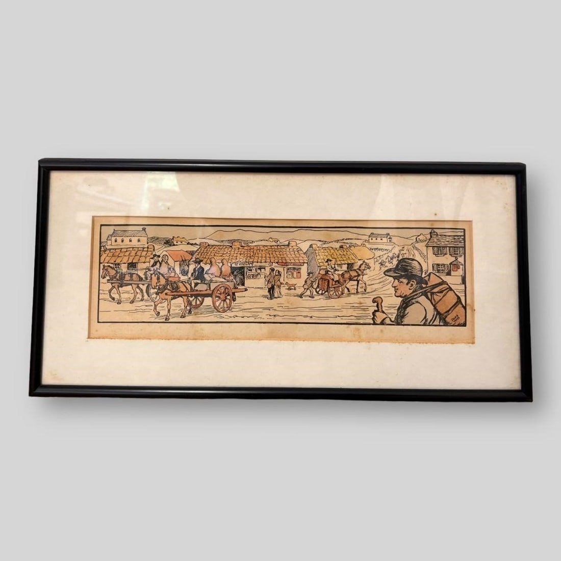 Jack B. Yeats (Irish, 1871-1957) Woodblock Print (1 of 4)