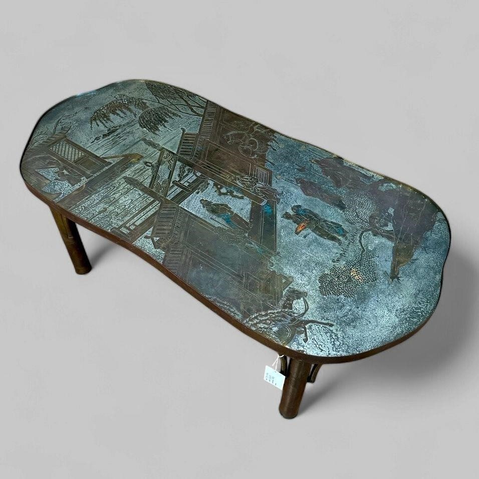 Philip & Kelvin Laverne Bronze 'Chan' Coffee Table (1 of 8)