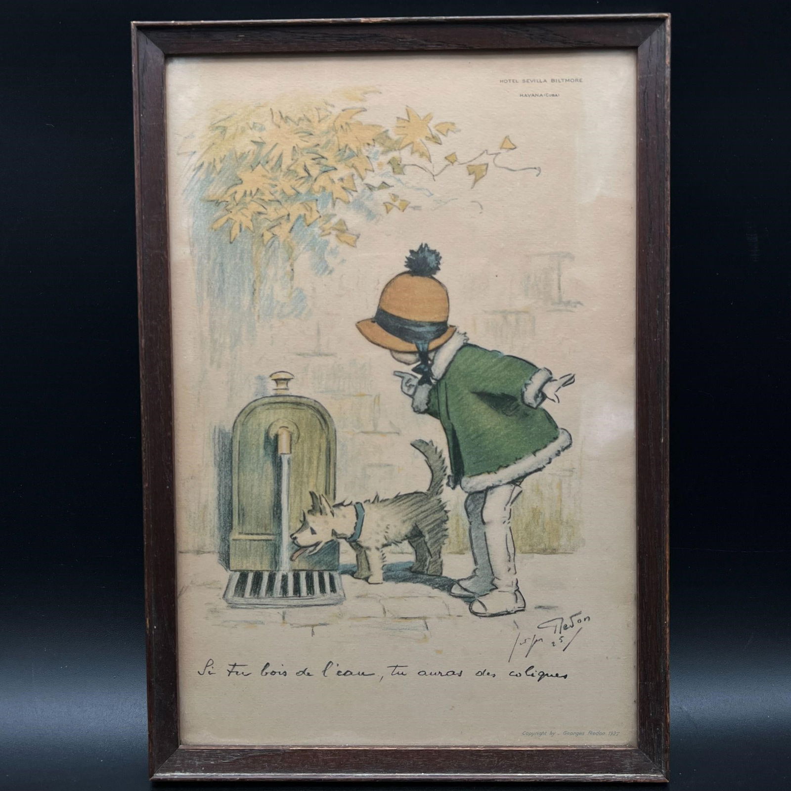 Hotel Sevilla Biltmore Havana Cuba Ad Comic Poster (1 of 7)