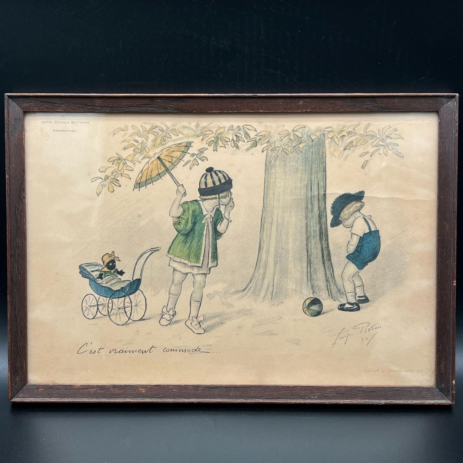 Hotel Sevilla Biltmore Havana Cuba Ad Comic Poster (1 of 7)