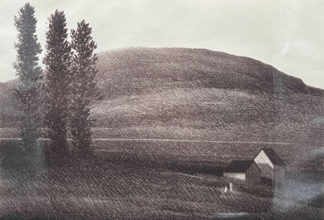 Robert Kipniss (b.1931) Landscape Lithograph (1 of 6)