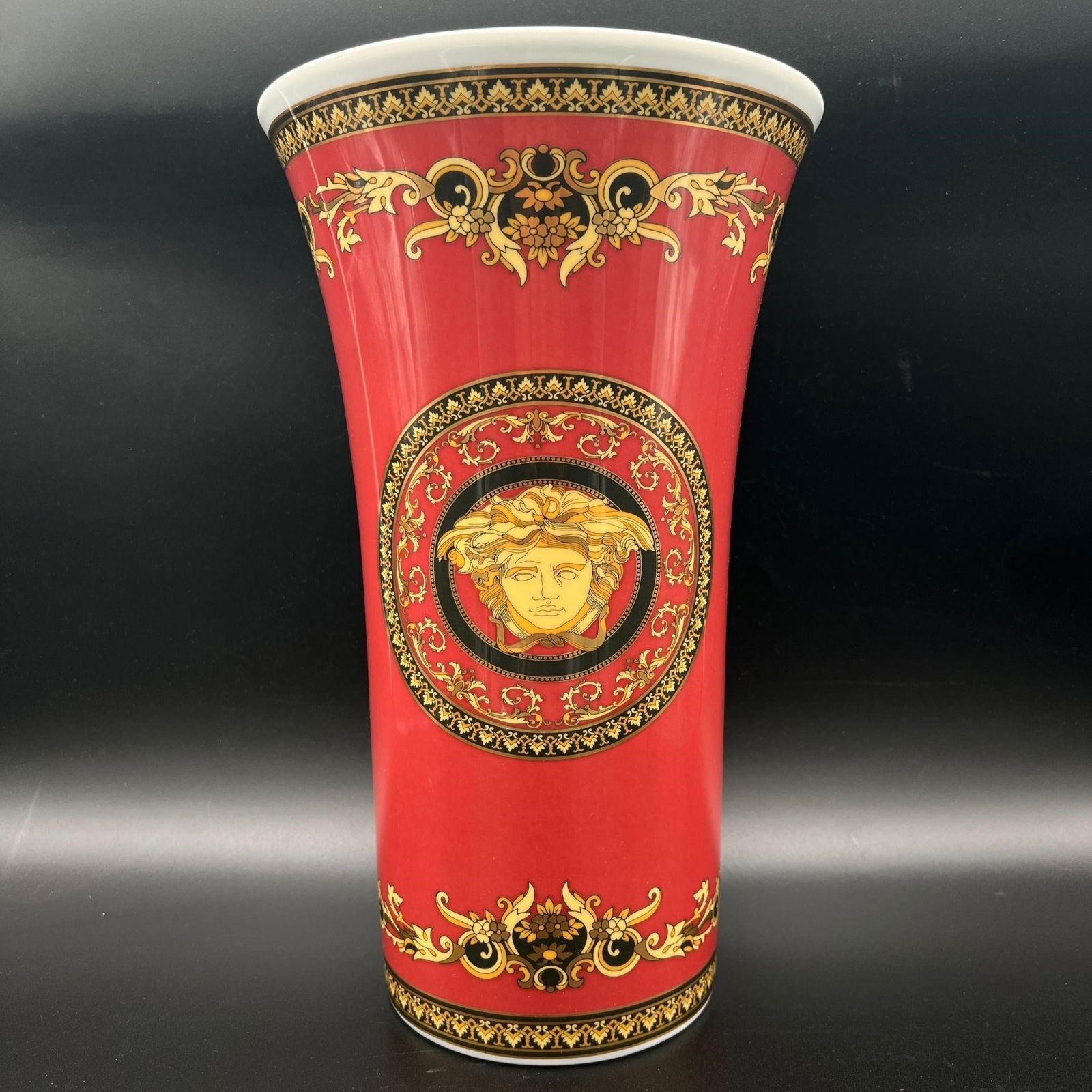 Rosenthal Versace 'Medusa' Porcelain Vase (1 of 7)