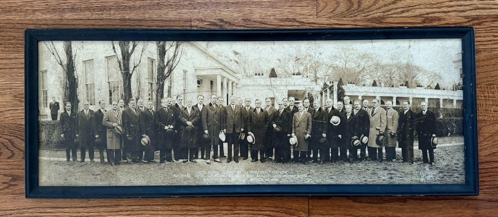 Herbert Hoover Convention Framed Panoramic Photo (1 of 5)
