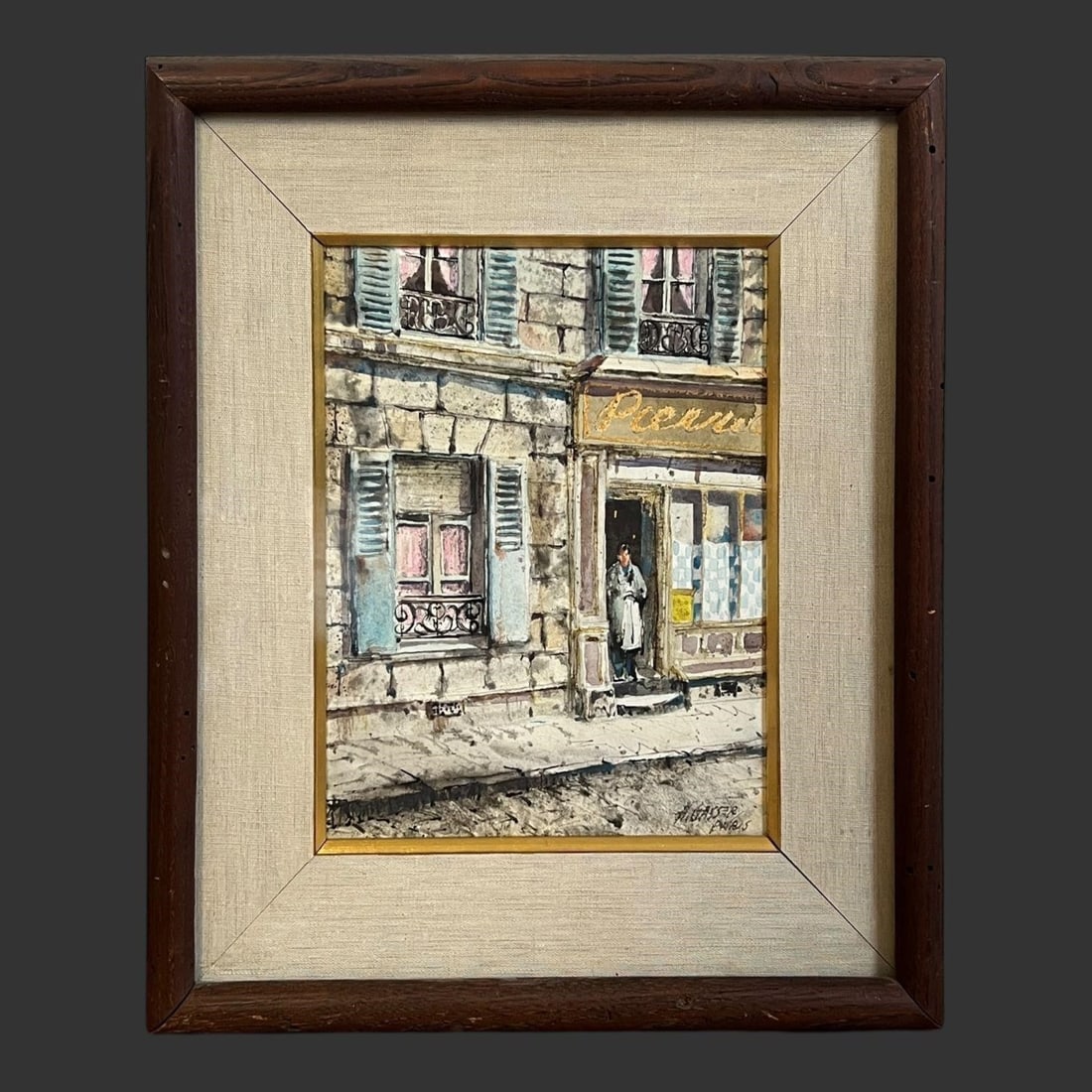 Henry Gasser (NJ, 1869-1920) Watercolor Painting (1 of 4)