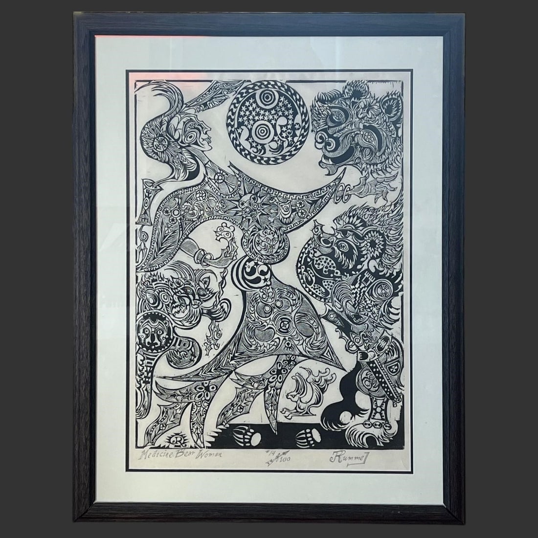 Jay Rummel (USA,1939-1998) #14/100 Woodblock Print (1 of 7)