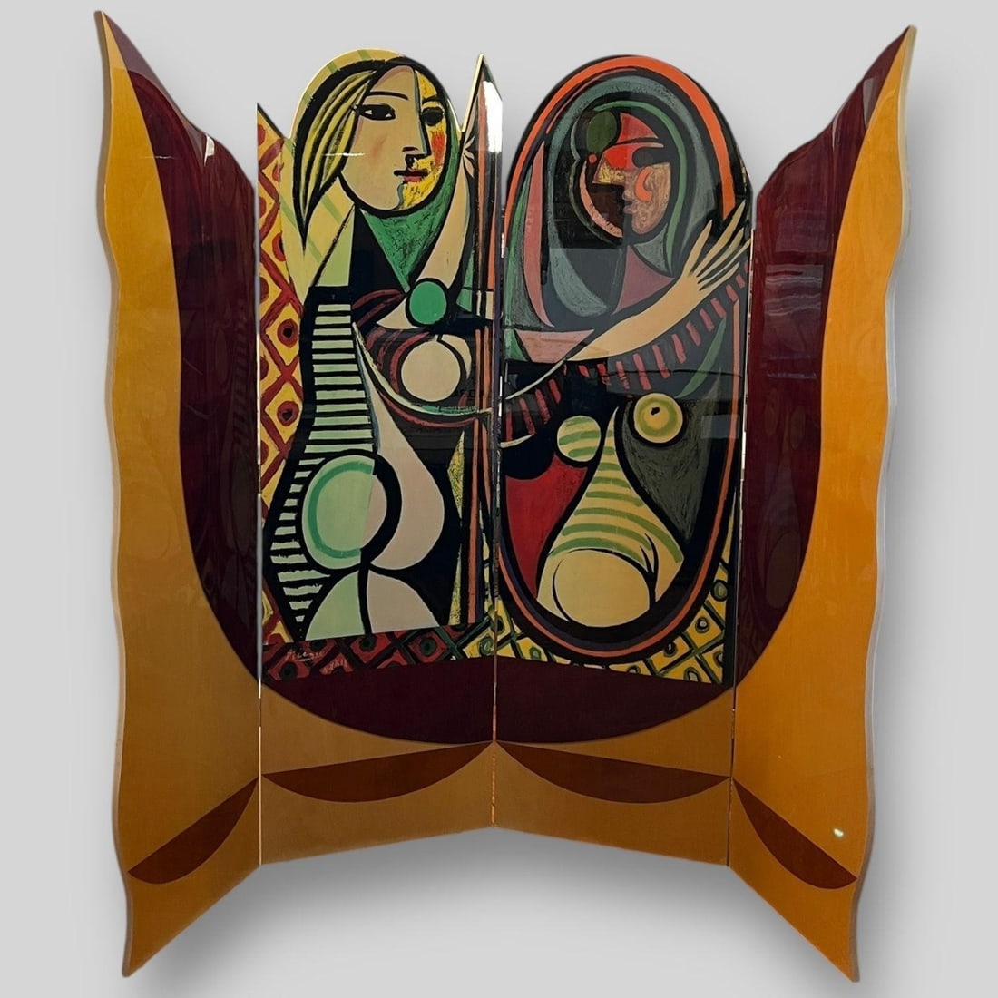 After Pablo Picasso Four-Panel Room Divider Screen (1 of 6)