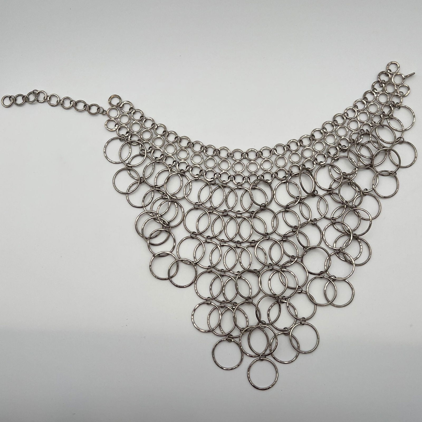 Layered Silver Metal Necklace worn by Mary Martin (1 of 9)