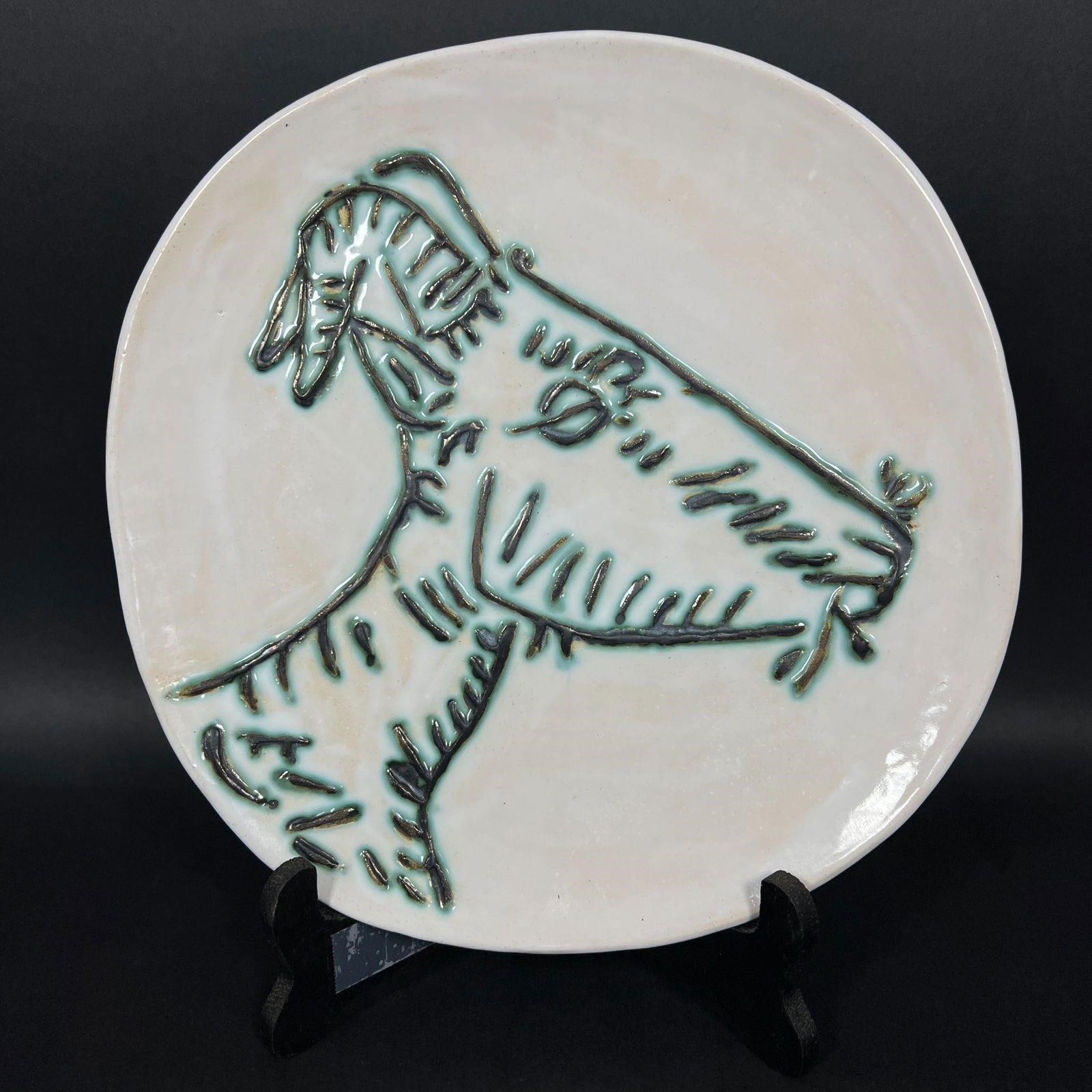 Pablo Picasso (Spain,1881-1973) Madoura Goat Plate (1 of 9)