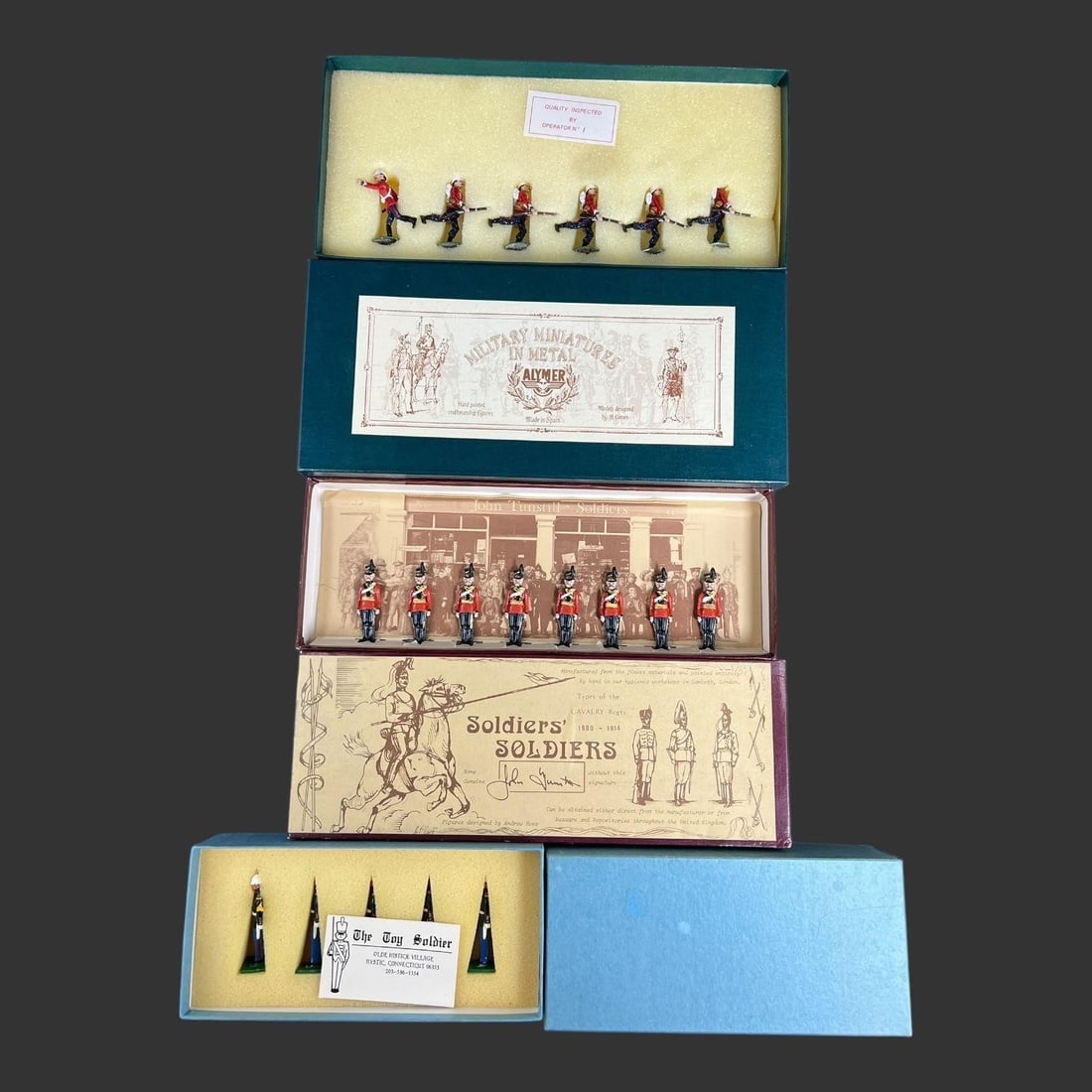 Lot of 3 Boxes Military Metal Toy Soldiers (1 of 11)