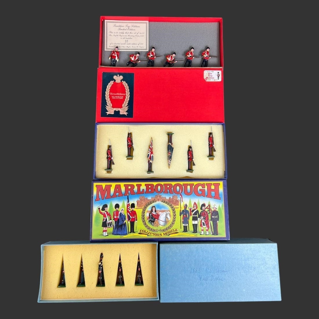 3 Boxes Military Miniature Metal Toy Soldiers (1 of 16)