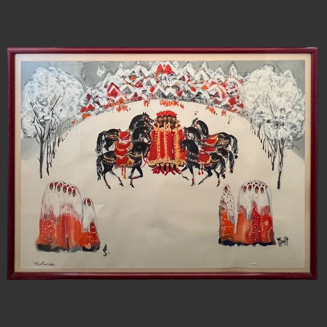 Ilya Shenker (Russian-American 1920-2013) Painting (1 of 5)