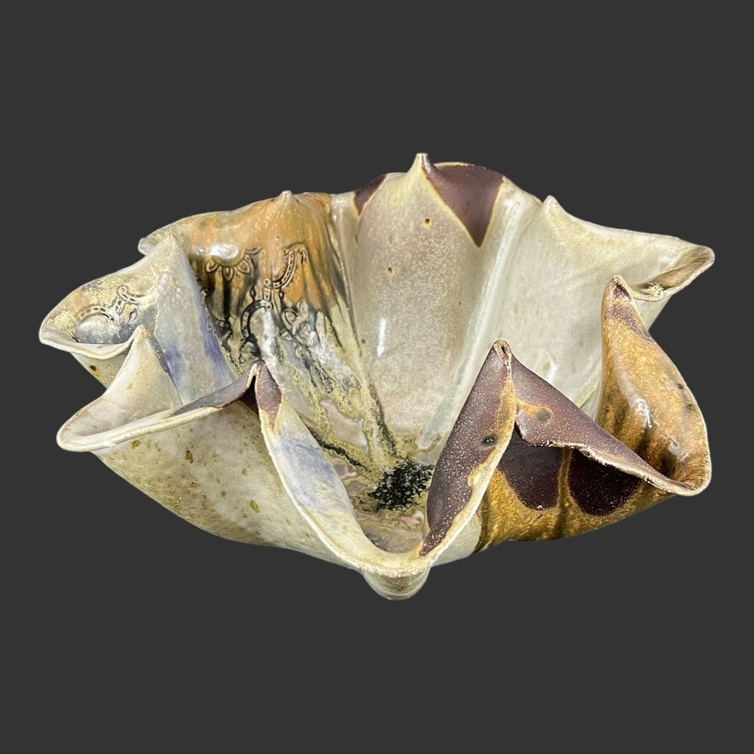 Nancy Dudchenko (USA, B. 1943) Signed Pottery Bowl (1 of 12)