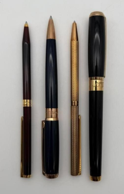 Lot 4 Paris S.T. Dupont Ballpoint Pens (1 of 4)