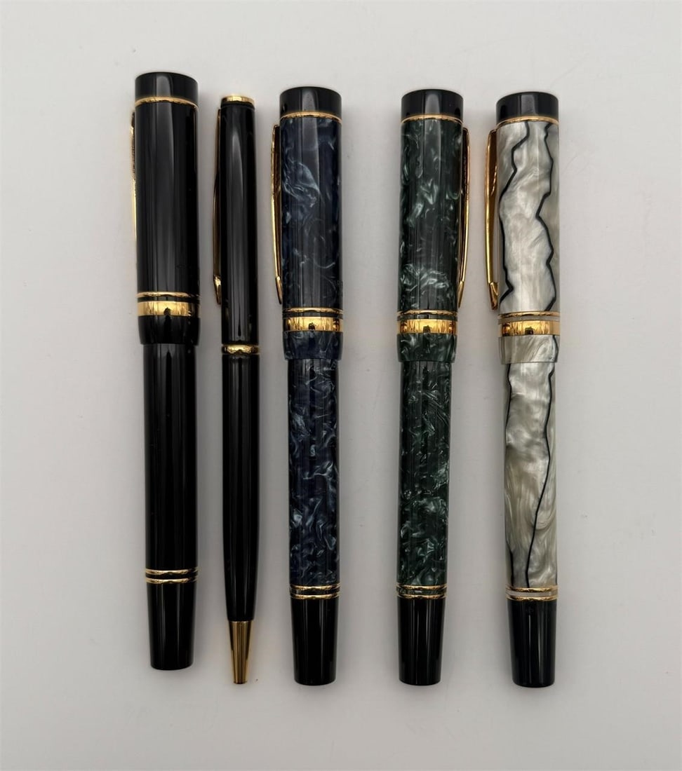 Lot of 5 Parker UK Fountain & Rollerball Pens (1 of 4)