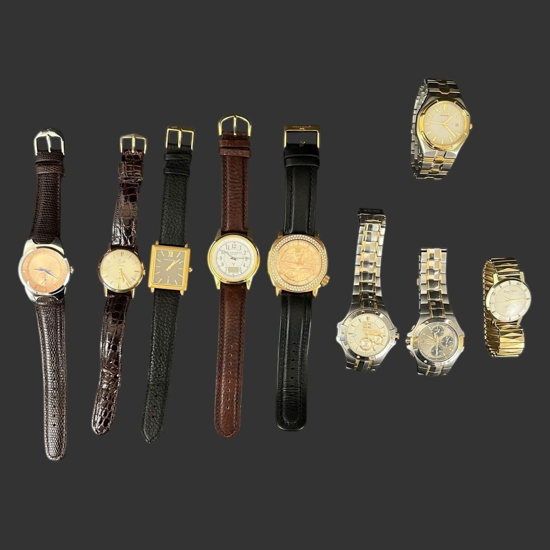 Vintage Lot of 9 Men's Wristwatches (1 of 11)