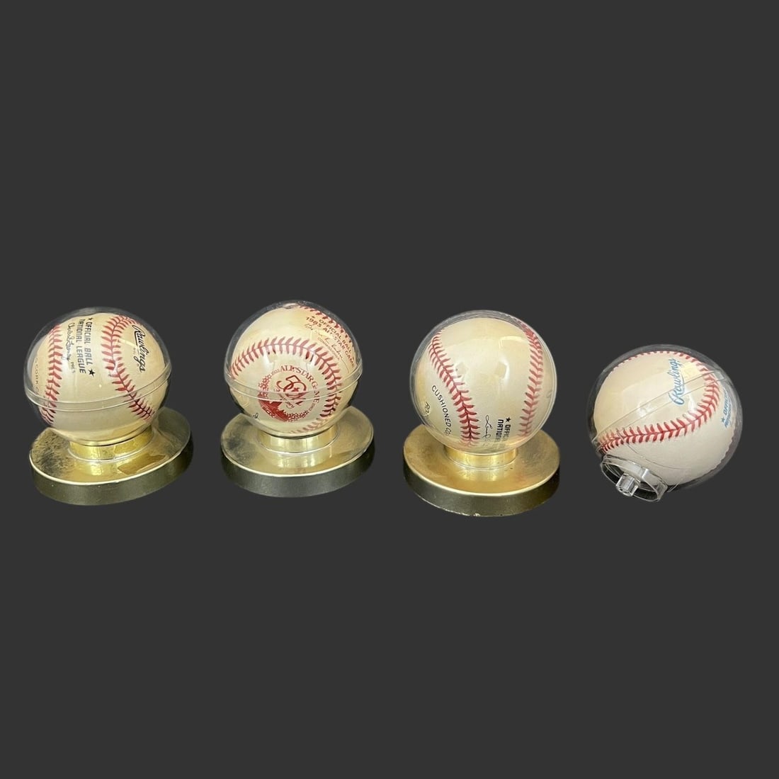 Lot of 4 Signed Baseballs Musial Kaufax Williams (1 of 17)