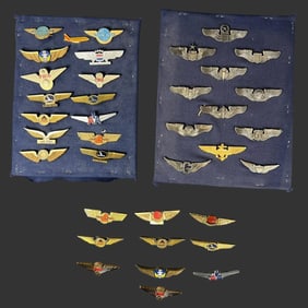 Mixed Vintage Military & Commercial Airlines Wings