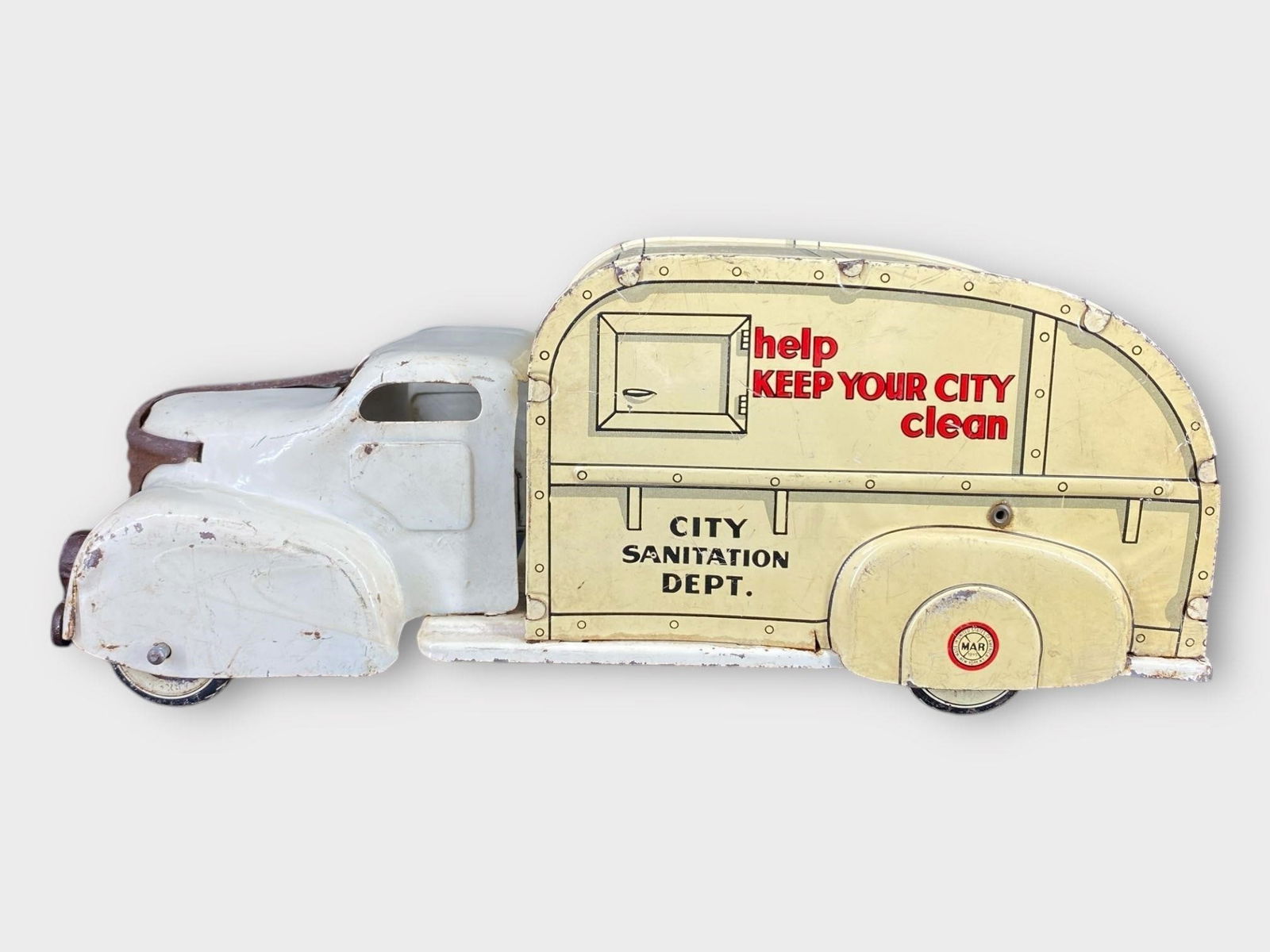 Mar Vintage Large City Sanitation Dept. Toy Truck (1 of 6)