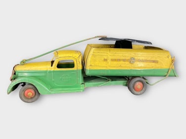 Buddy L Large Toy Deluxe Rider Dump Truck 22 in.