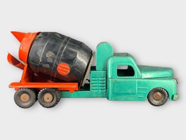 Structo Vintage Ready Mix Concrete Toy Truck