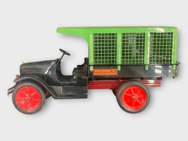 Buddy L Pressed Steel Railway Express Toy Truck