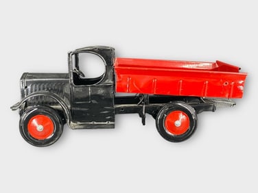 Vintage Emmets Metal Toy Dump Truck 19 in.