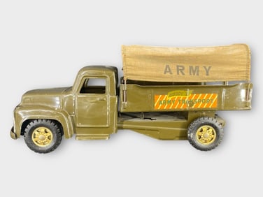 Buddy L Pressed Steel Army Transport Truck