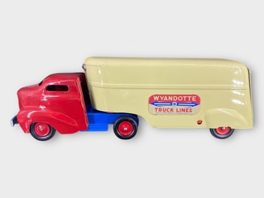 Wyandotte Presses Steel Truck Lines Toy Truck