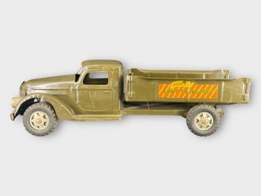 Buddy L Pressed Steel Army Transport Toy Truck