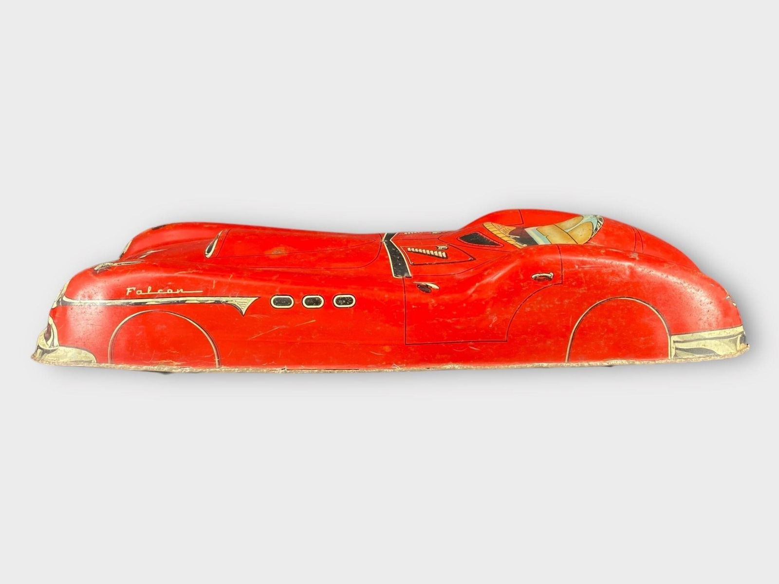 Marx Falcon Tin Friction Toy Race Car (1 of 6)