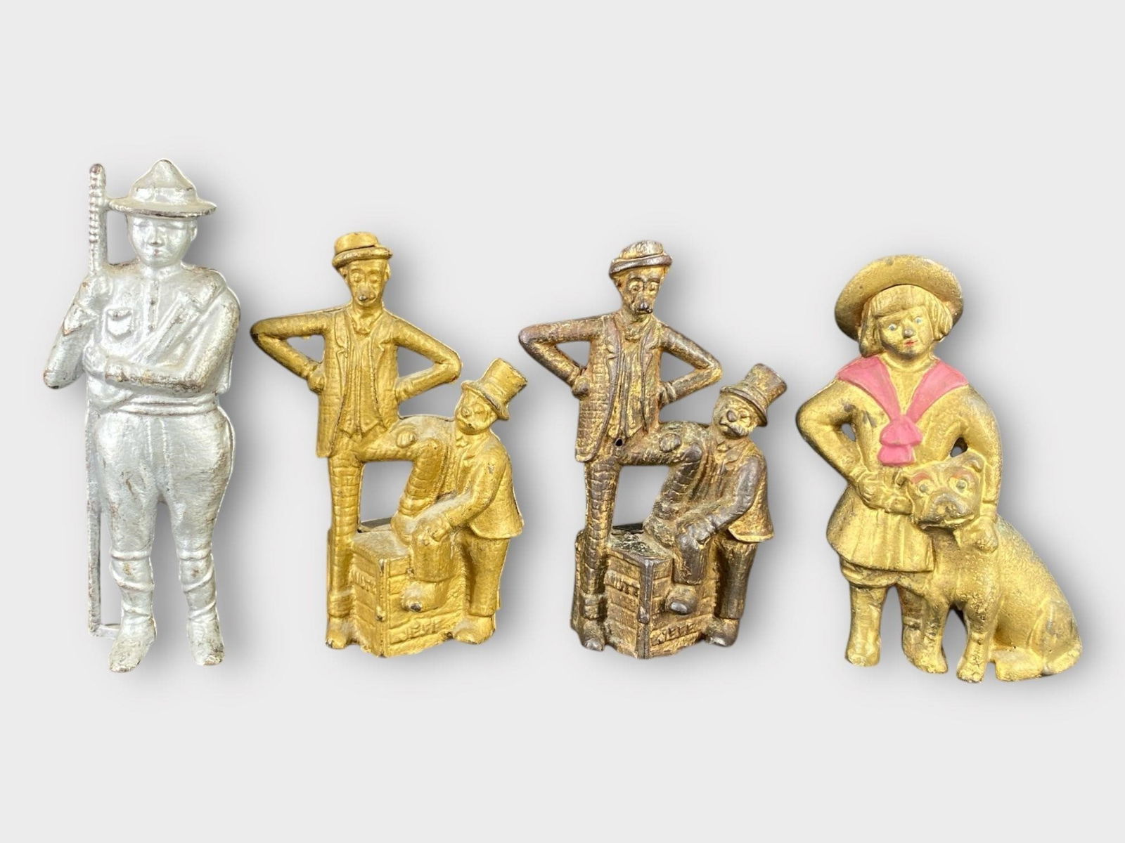 AC Williams Cast Iron Coin Bank, Lot of 4 (1 of 6)